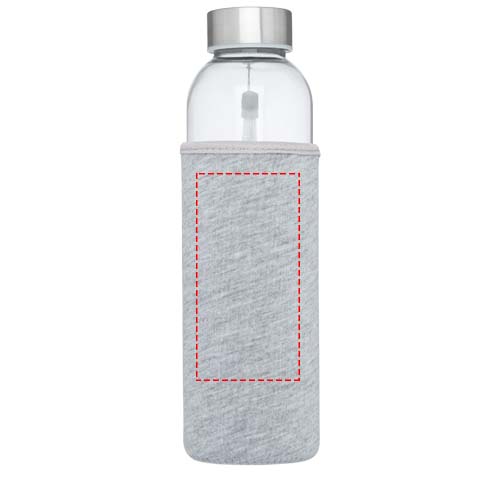 Bodhi 500 ml Glas-Sportflasche grau