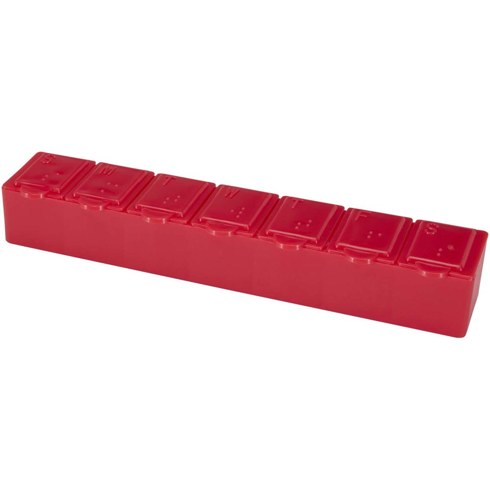 Dose 7 Tage Multivitamin Organizer rot
