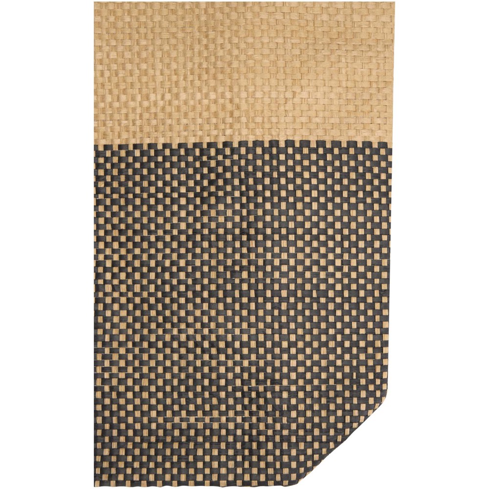 Sac fourre-tout en papier paille Rhythm, 10 L noir