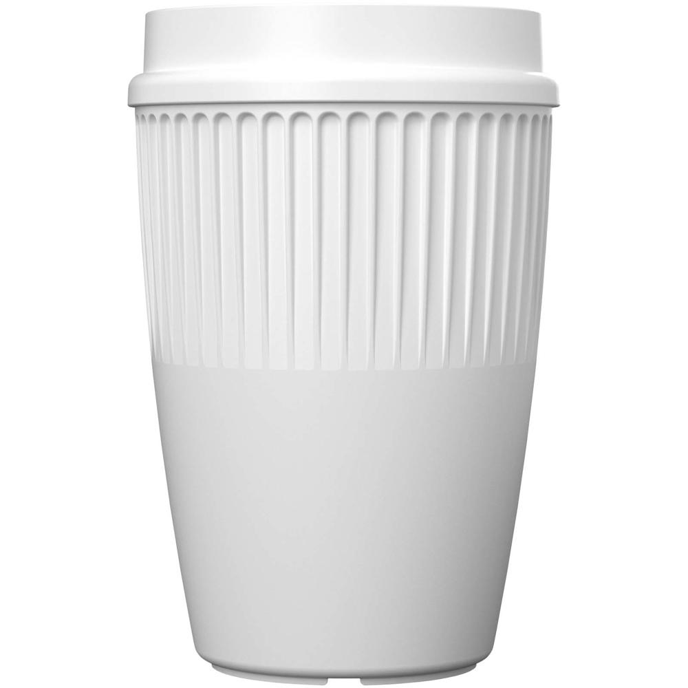 Gobelet Cirrus de 350 ml avec couvercle 360° blanc
