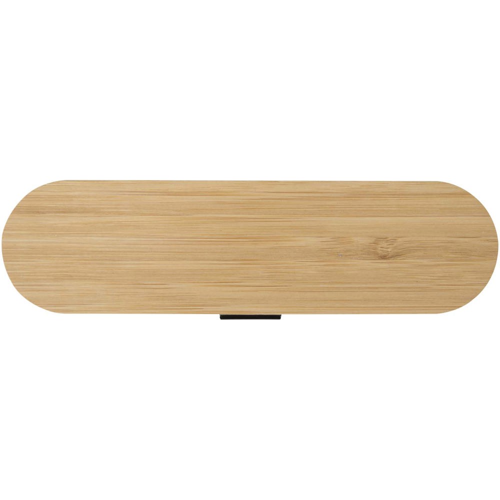 Ensemble de couverts Runa avec couvercle en bambou noir