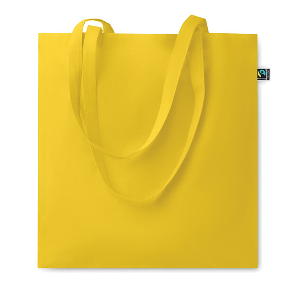 Sac en coton Fairtrade Loredana jaune