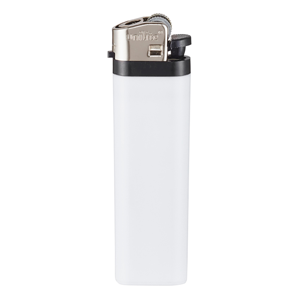 Briquet à gaz jetable Unilite Roue de friction blanc