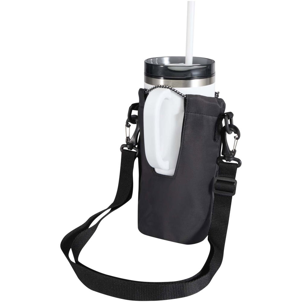 Trip Aware™ Recycelte Reisetasche für Flaschen 2 L schwarz