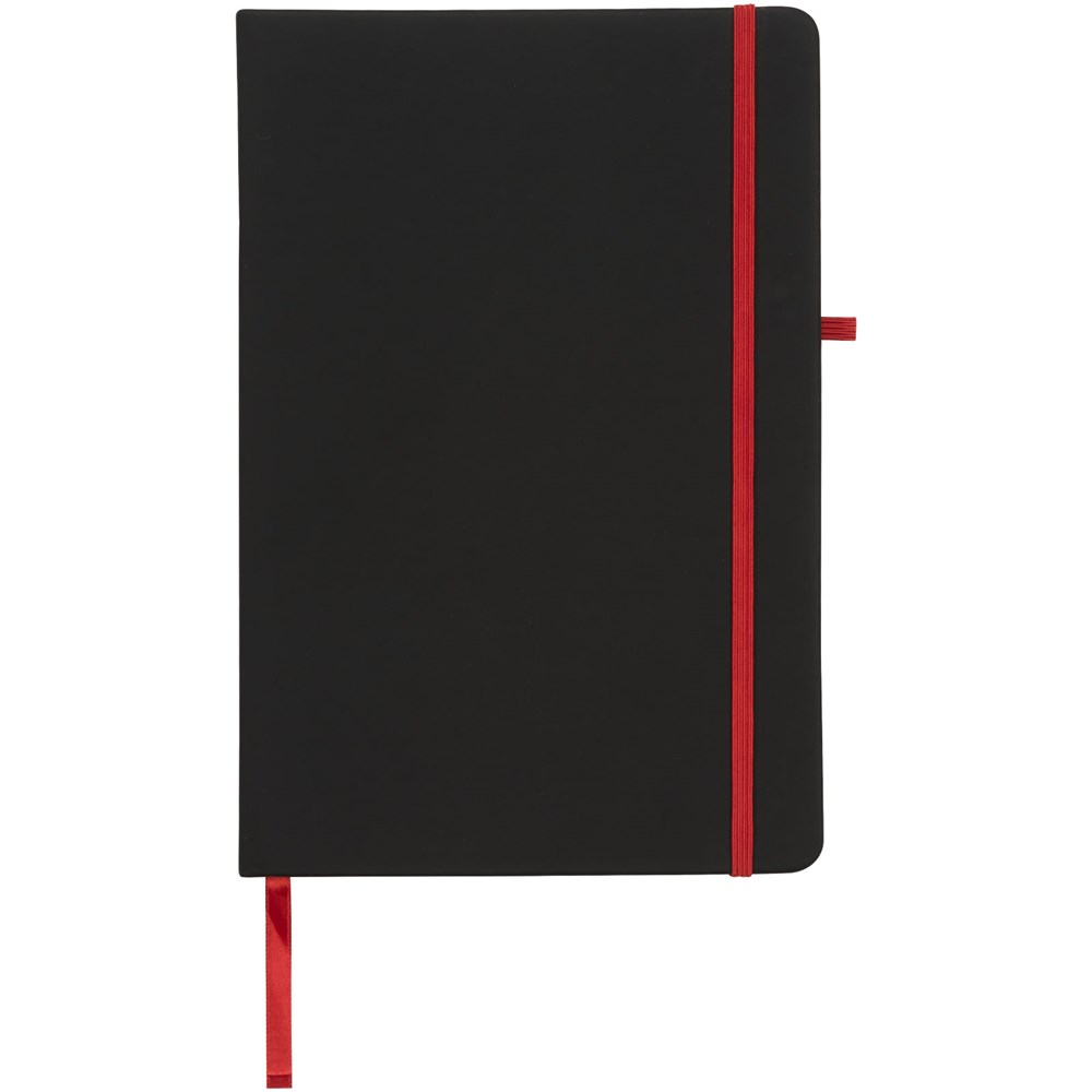 Noir A5 Notizbuch schwarz, rot