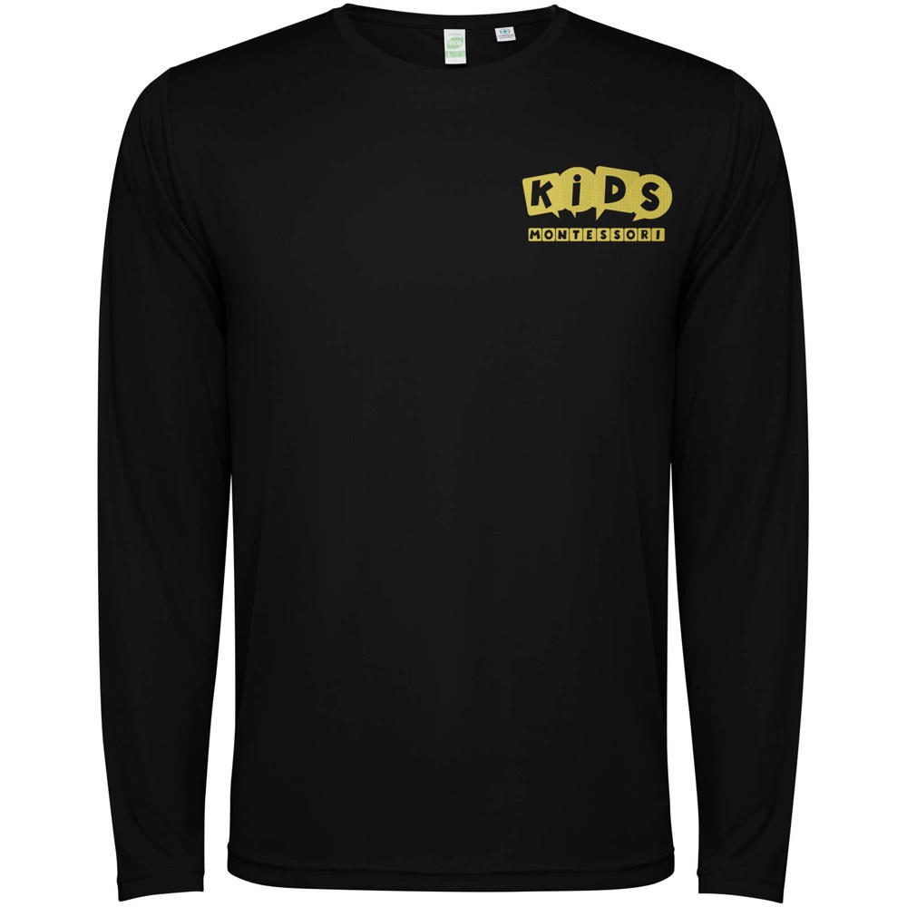 T-shirt Estoril à manches longues pour enfant Noir