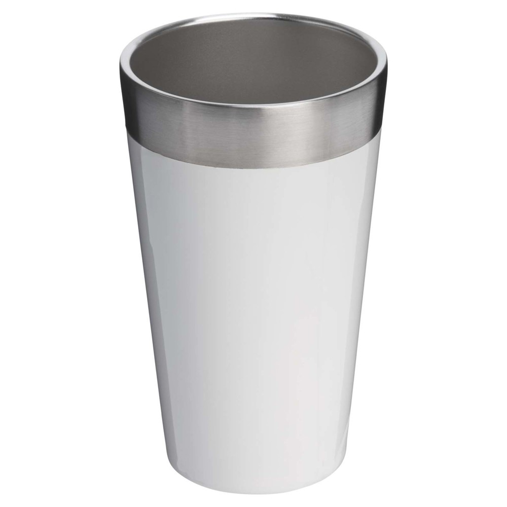 Gobelet en acier inoxydable isolé Stanley Stacking 470 ml blanc