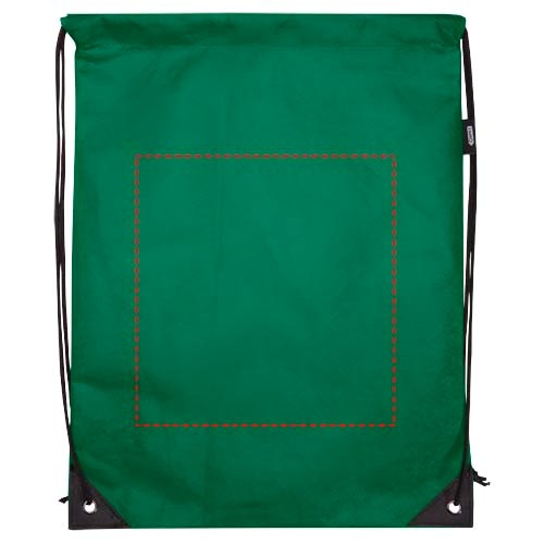 Evergreen Sportbeutel aus recyceltem GRS Non Woven 5 L Grün