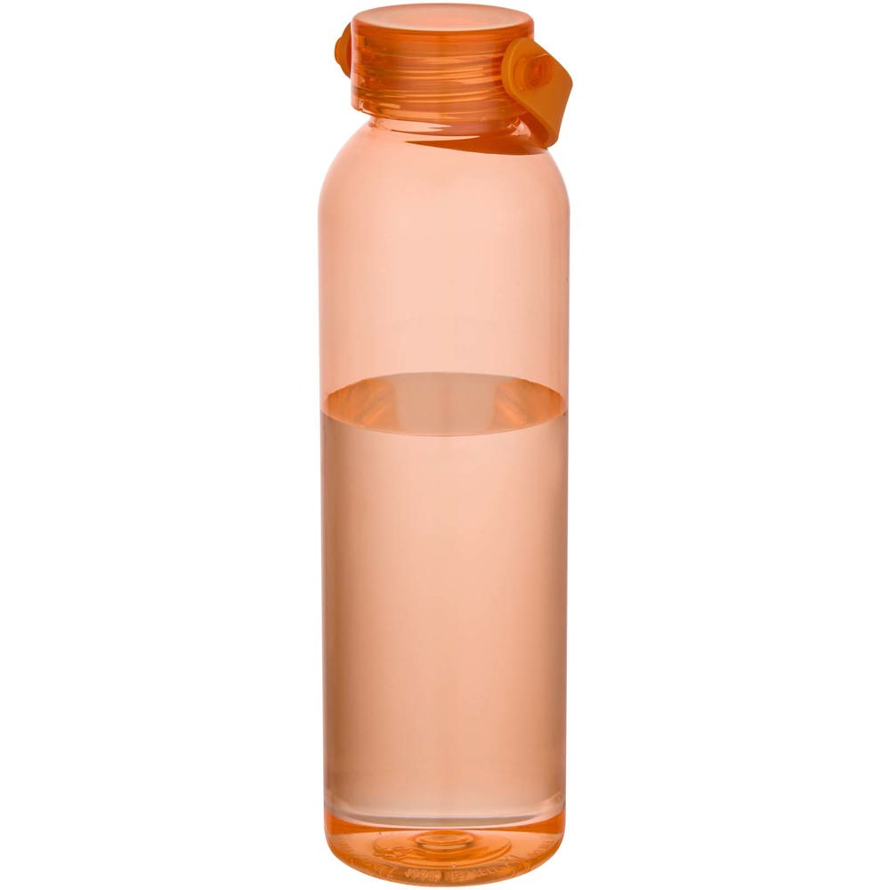 Bouteille d’eau Alti de 630 ml en plastique recyclé certifié RCS Orange