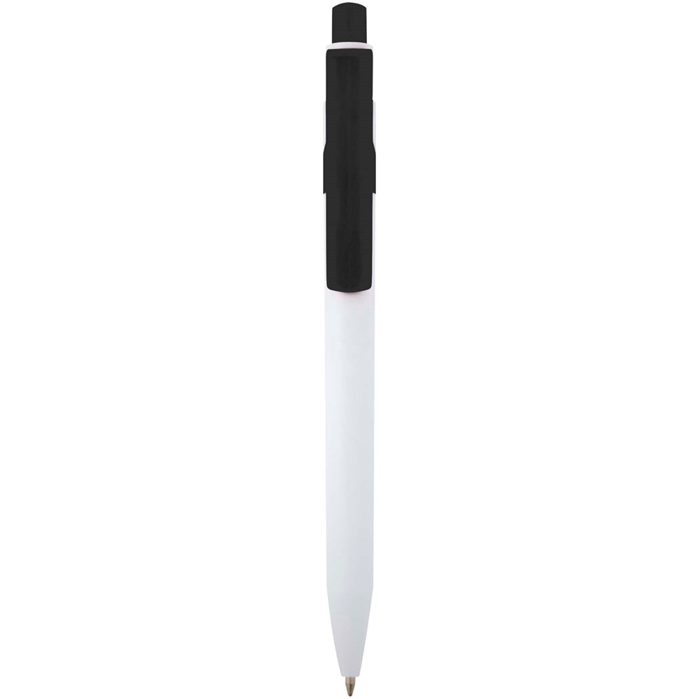 Stylo bille Unica en plastique recyclé (encre bleue) noir