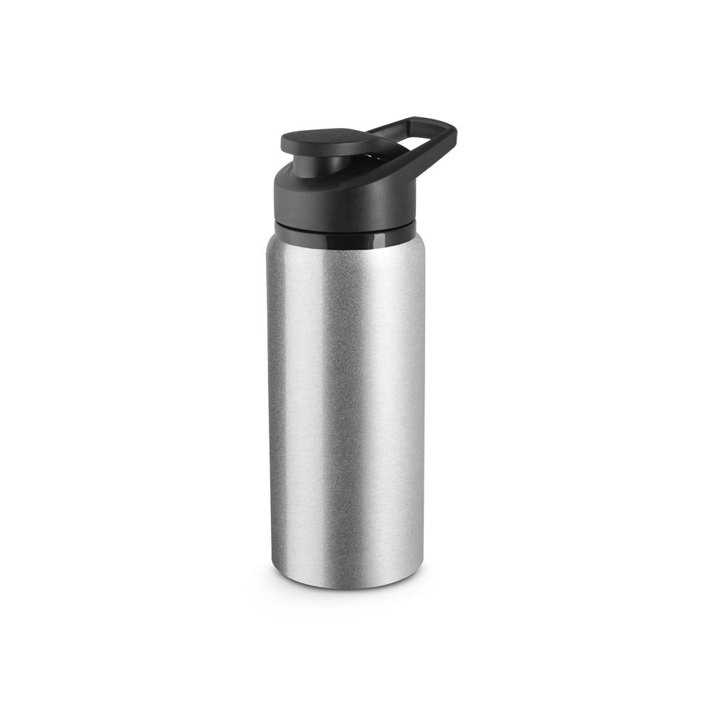 SHAWN Sportflasche aus 90% recyceltem aluminium satinsilber