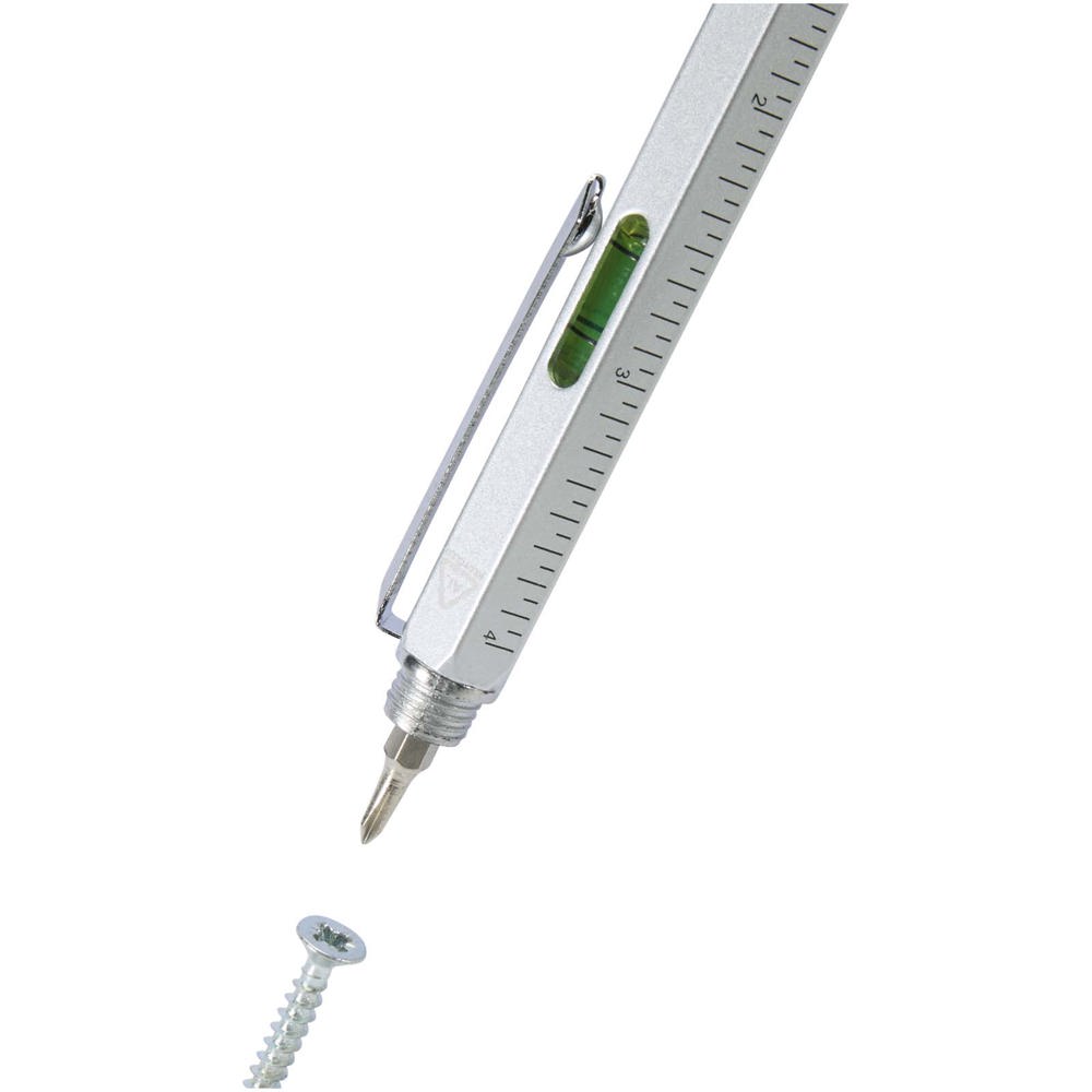 Stylo multifonction Dora en aluminium recyclé (encre noire)