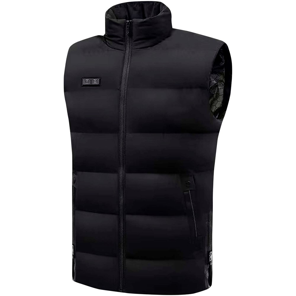 SCX.design G01 beheizbarer Bodywarmer mit Powerbank schwarz