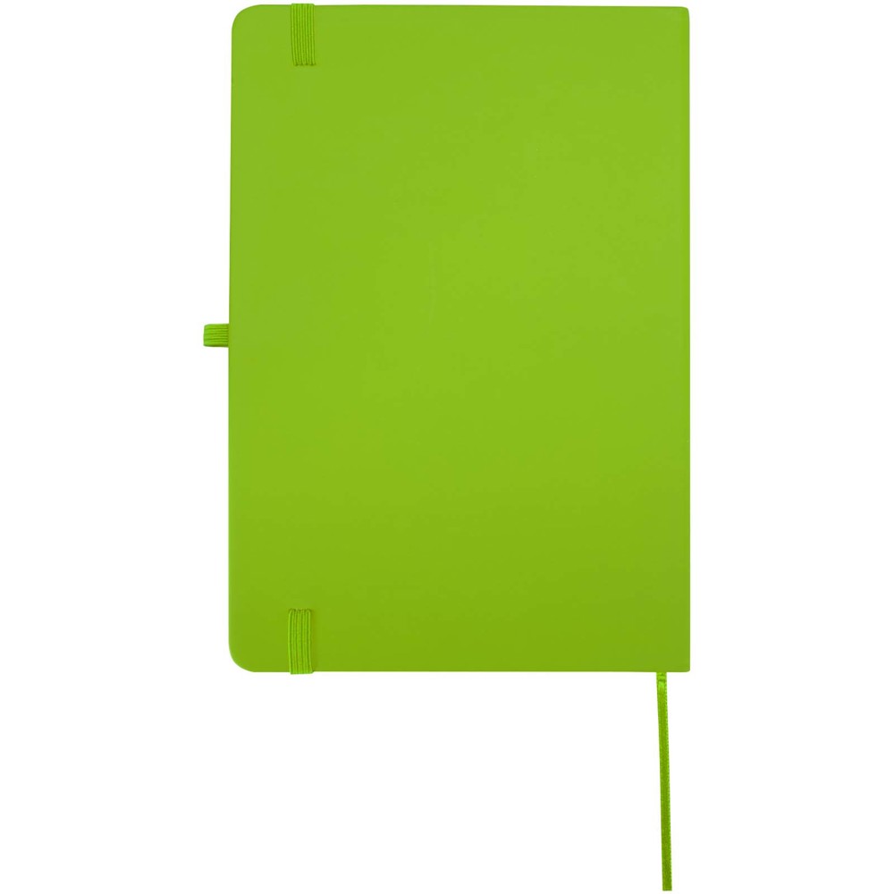 Carnet à couverture rigide en papier recyclé Spectrum A5 Citron vert