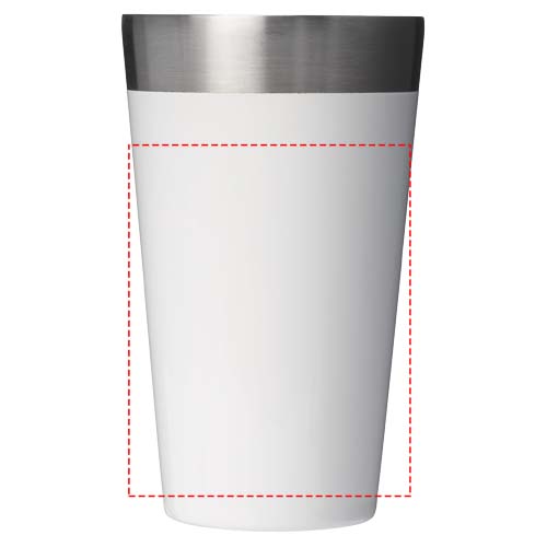 Gobelet en acier inoxydable isolé Stanley Stacking 470 ml blanc