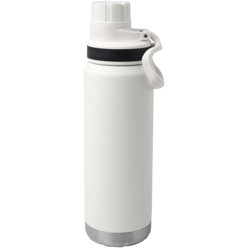 Fortis 700 ml RCS-zertifizierte Kupfer-Vakuum Isolierflasche aus recyceltem Edelstahl (Kohlensäure geeignet) weiss