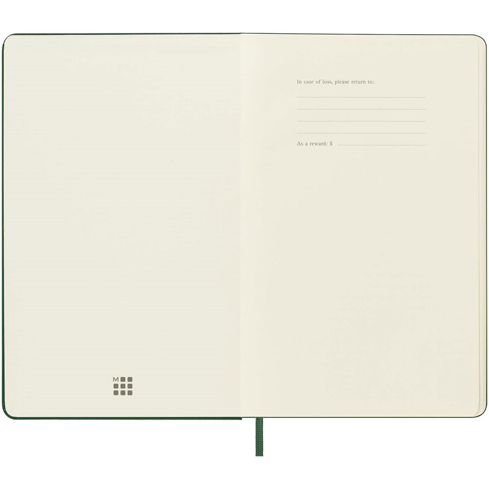 Moleskine Hardcover 12 Monate Tageskalender myrtengrün