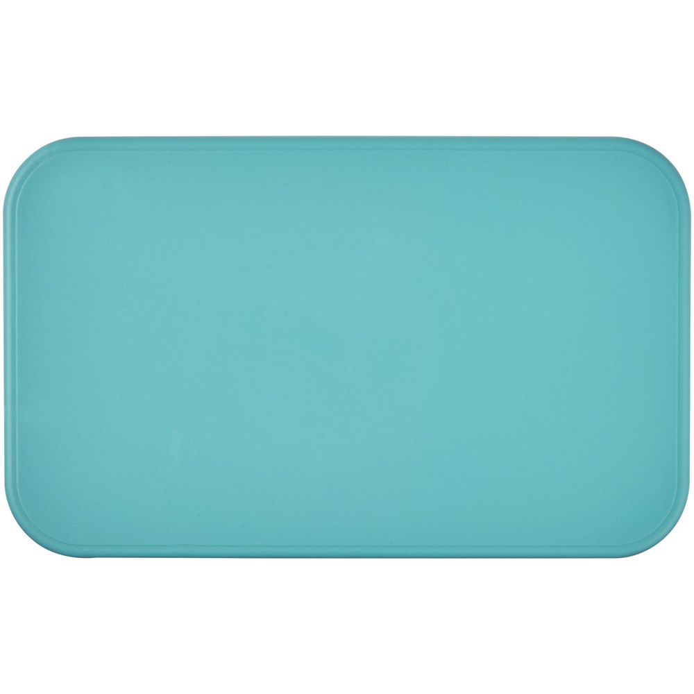 MIYO Renew Doppel-Lunchbox riffblau, riffblau, weiss