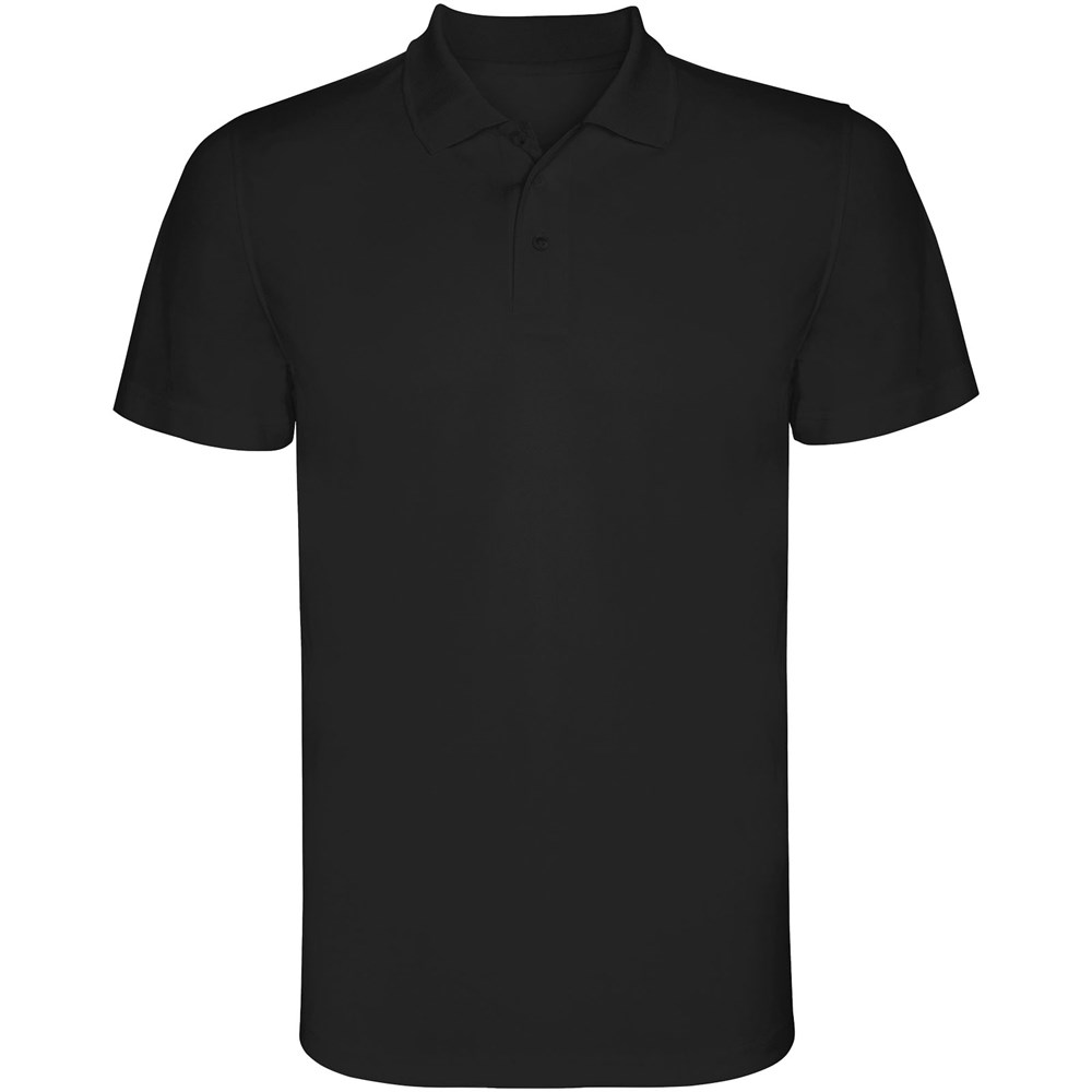 Polo sport Monzha à manches courtes pour enfant noir