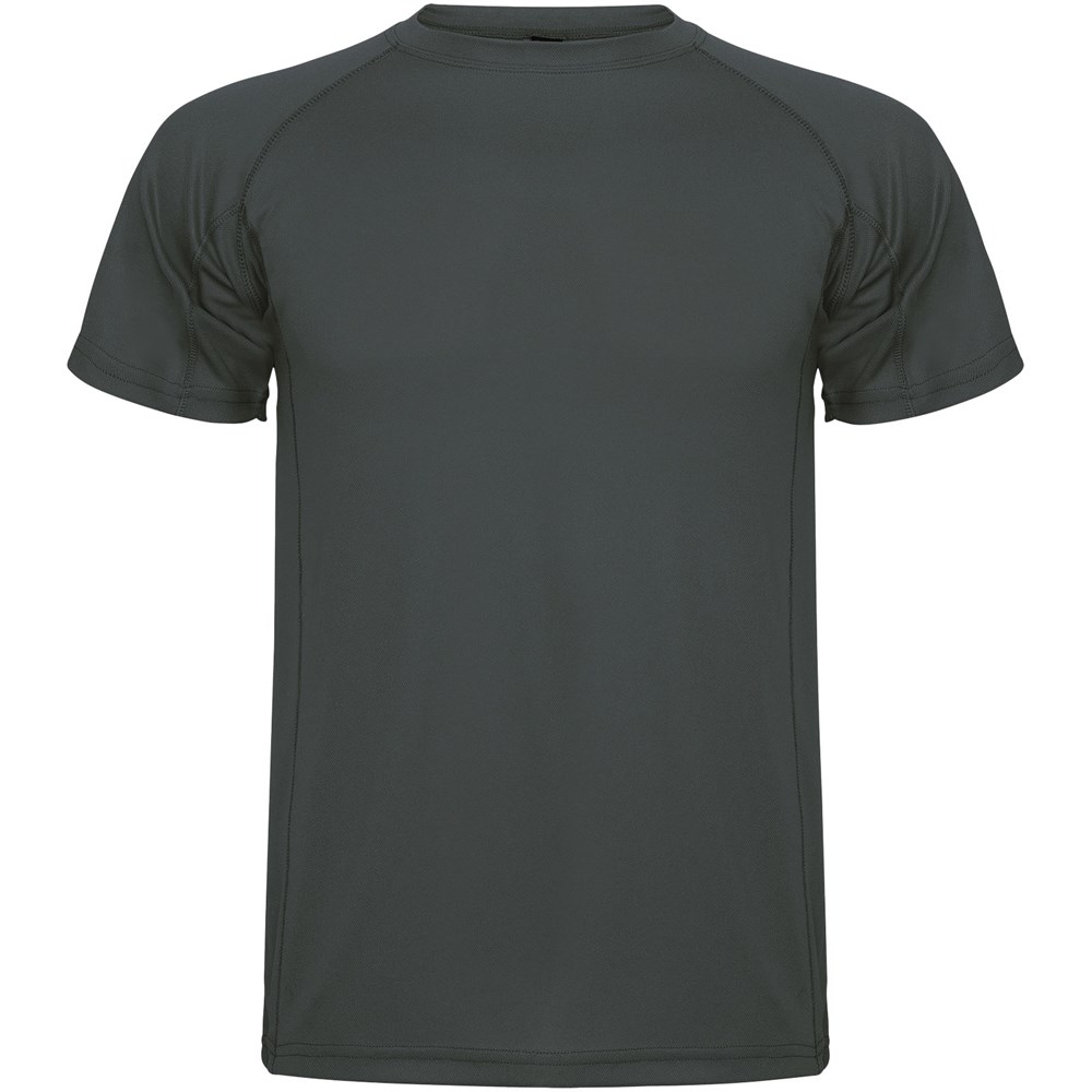 T-shirt sport Montecarlo maille piquée à manches courtes pour homme Dark Lead
