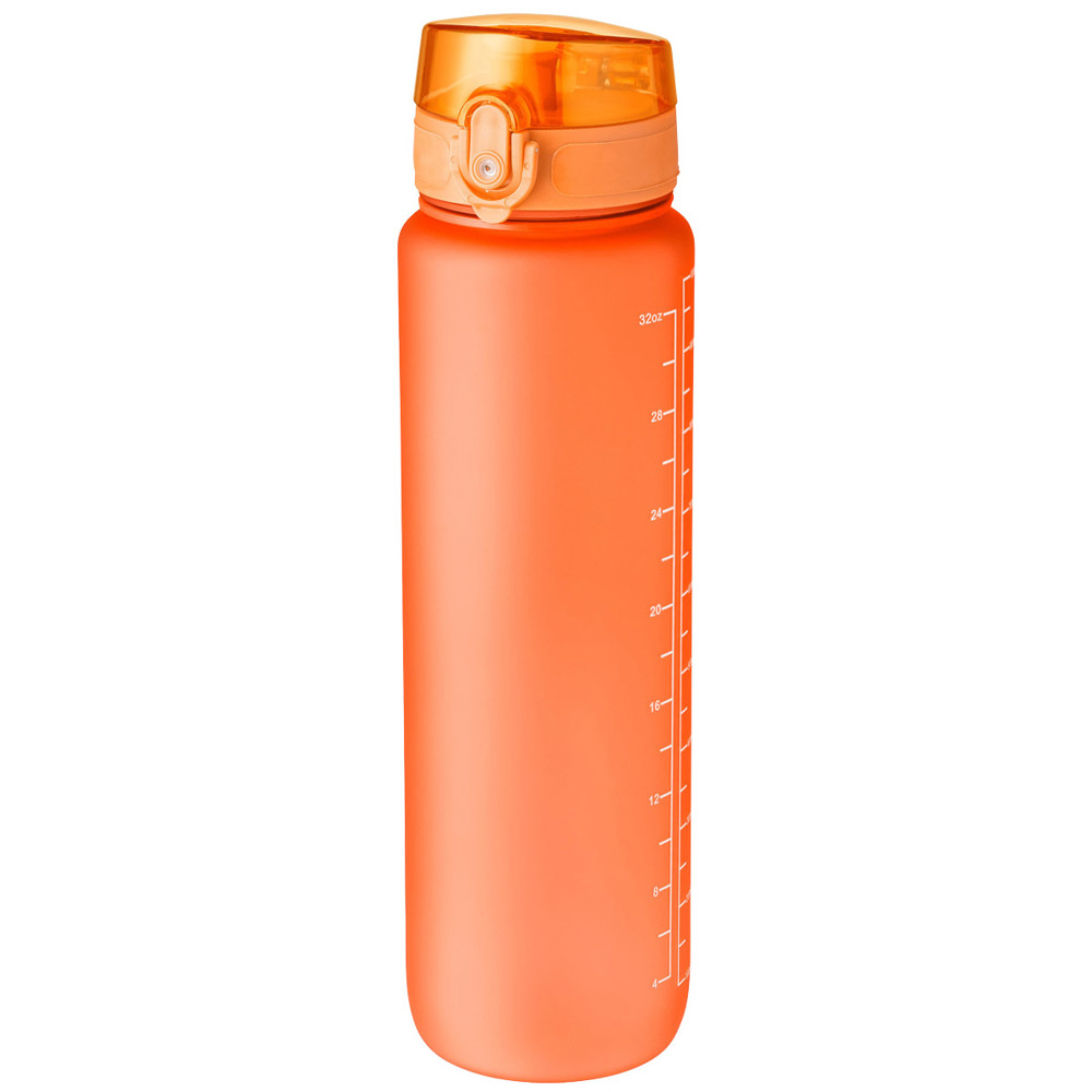 Trinkflasche mit Handgelenkband 1000 ml orange