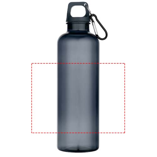 Bouteille d’eau Oregon de 750 ml en plastique recyclé certifié RCS avec mousqueton Bleu hale