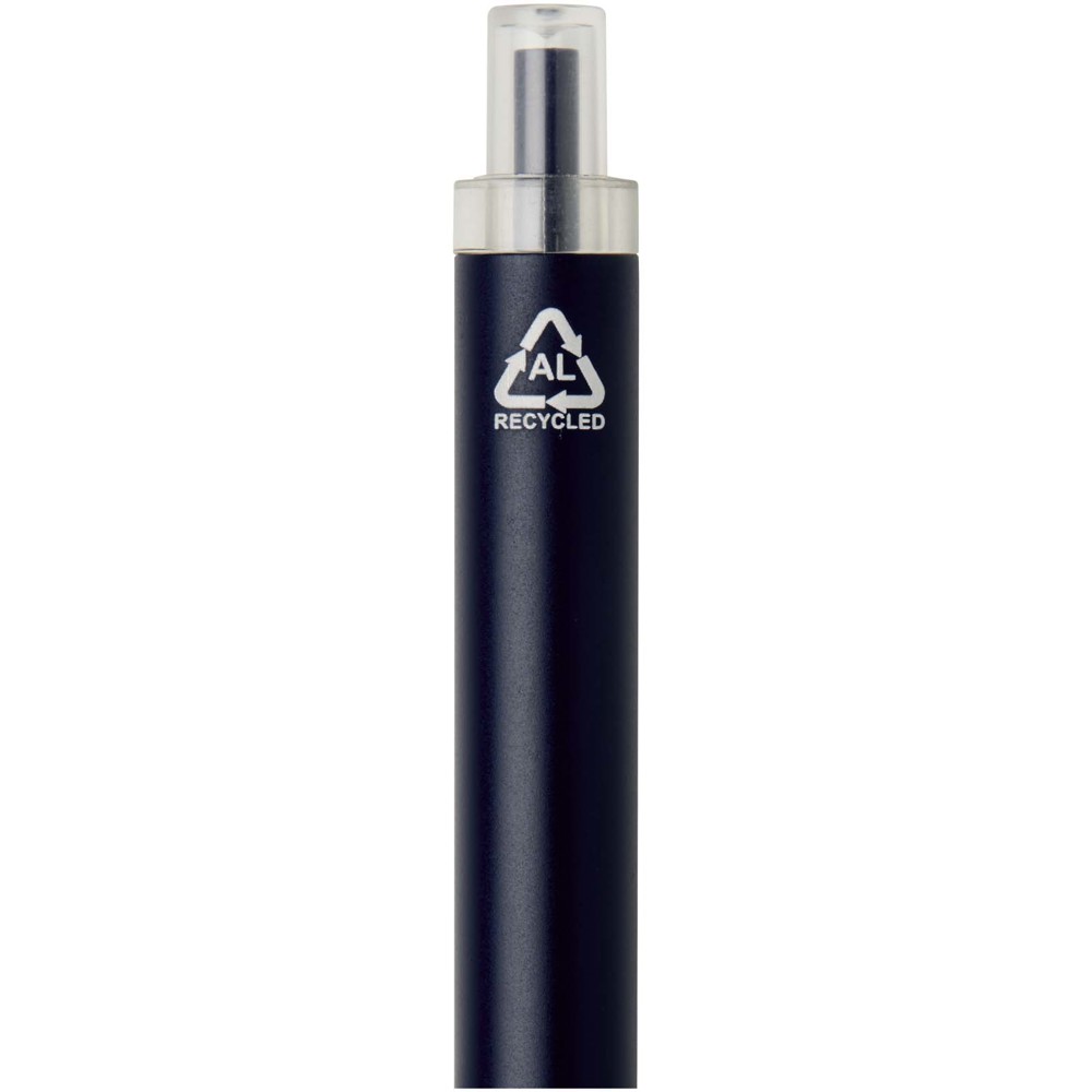 Stylo à bille Spectrum en aluminium recyclé (encre bleue) Marine