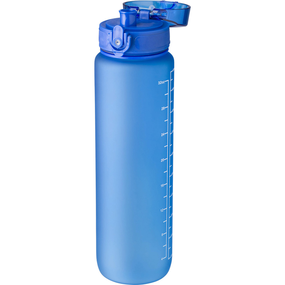 Trinkflasche mit Handgelenkband 1000 ml blau