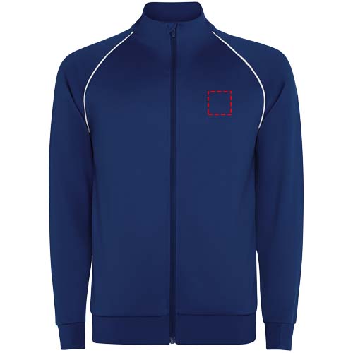 Valier Kinder Sweatshirt mit durchgehendem Reissverschluss marineblau