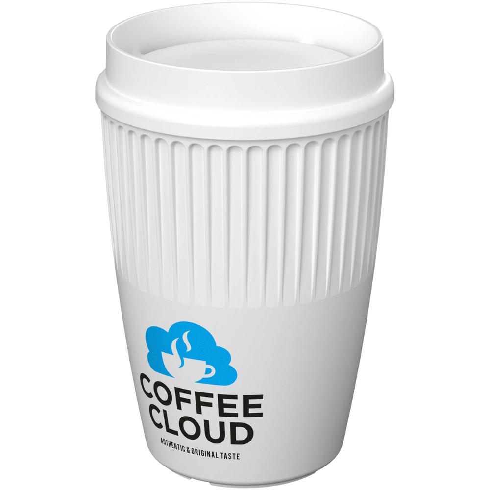 Gobelet Cirrus POP de 350 ml avec couvercle 360° blanc