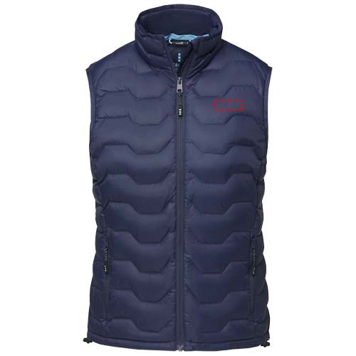 Epidote GRS isolierter Daunen-Bodywarmer für Damen aus recyceltem Material navy