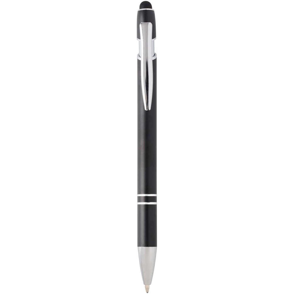 Kish Kugelschreiber mit silbernem Finish (blaue Mine) Schwarz