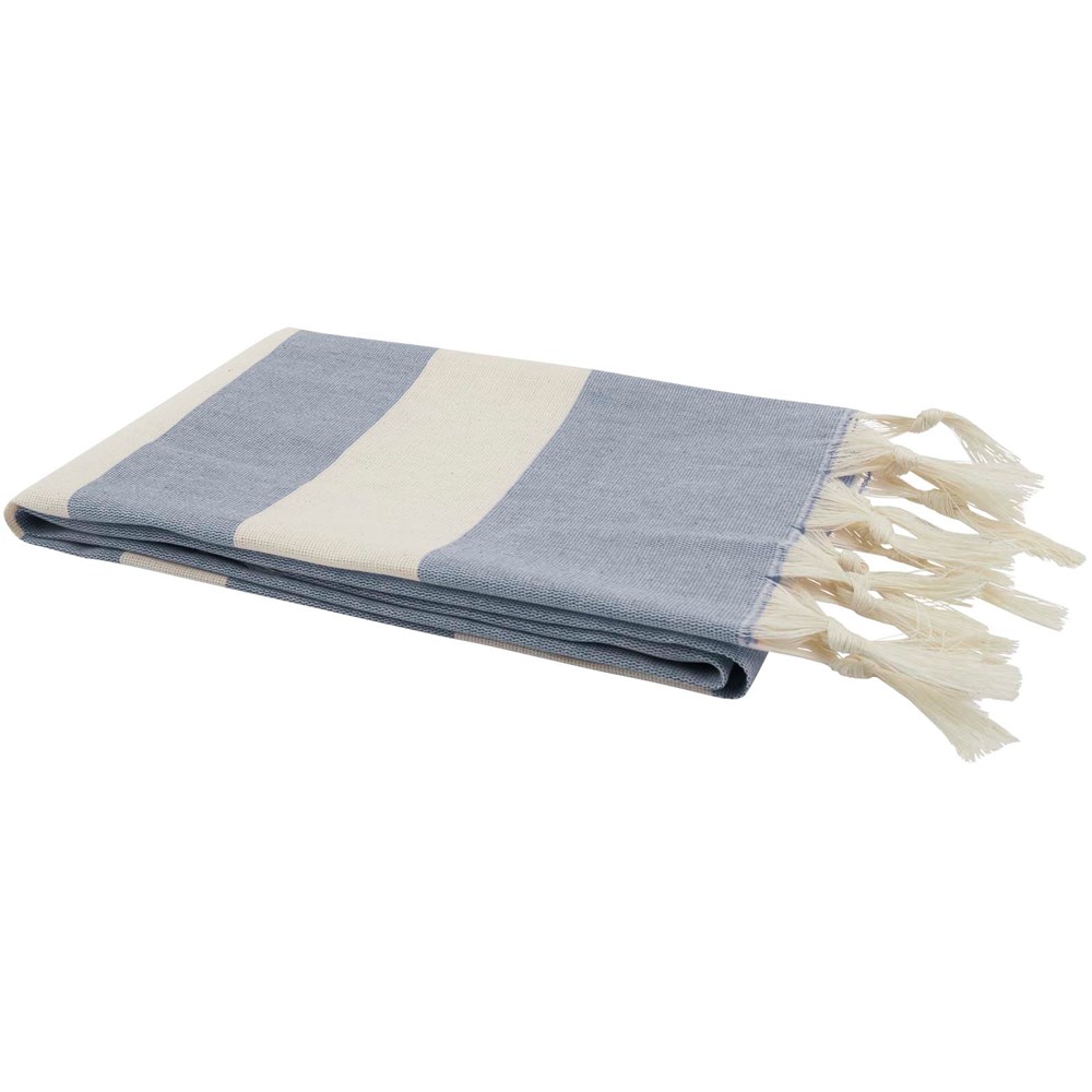 Serviette de hammam Anders 147 x 75,5 cm Bleu royal
