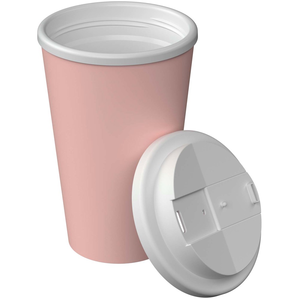 Gobelet isotherme Americano® Infiniti de 350 ml avec couvercle anti-déversement Rose pâle