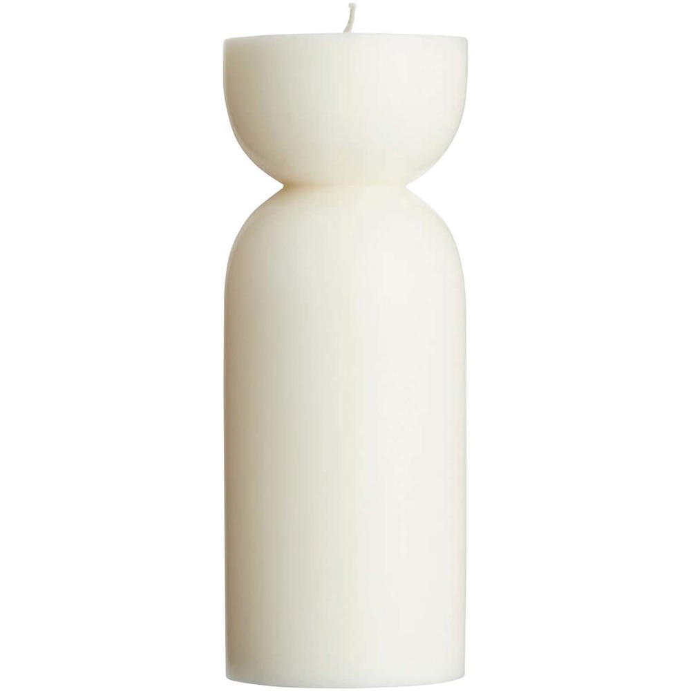 Bougie bio Originalhome de taille moyenne Blanc cassé