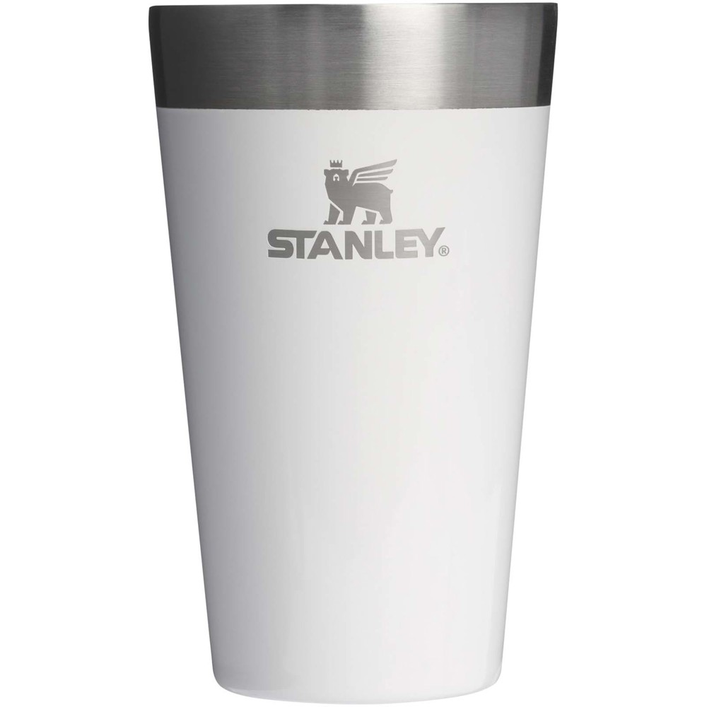 Gobelet en acier inoxydable isolé Stanley Stacking 470 ml blanc