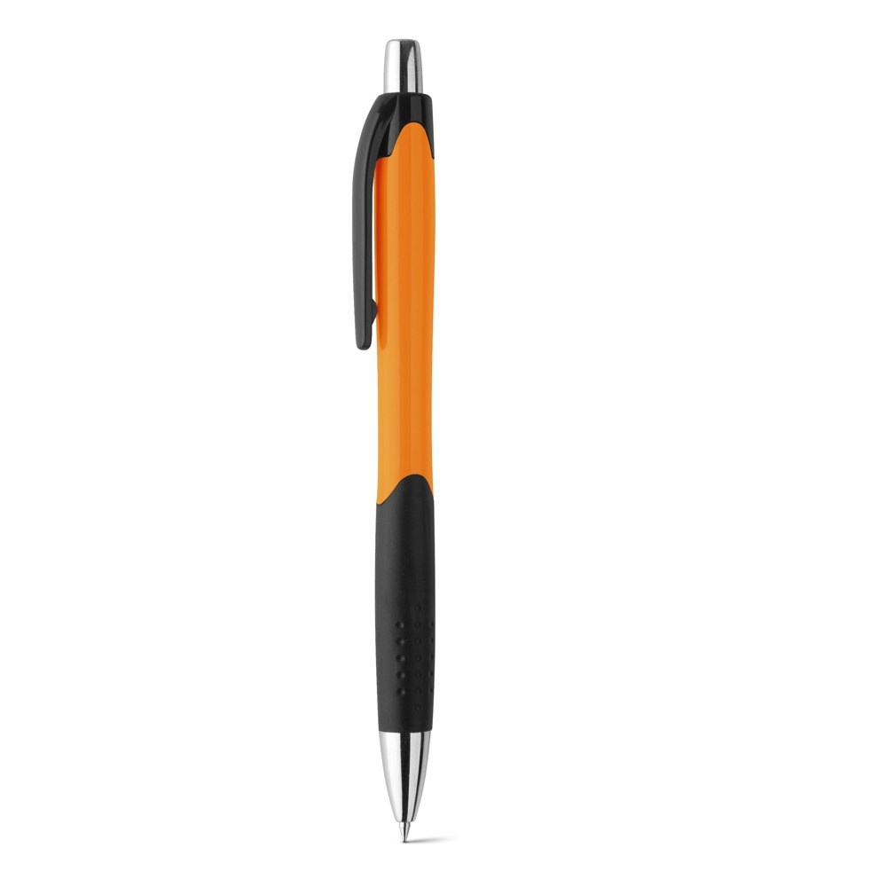 CARIBE Stylo en plastique avec clip Orange