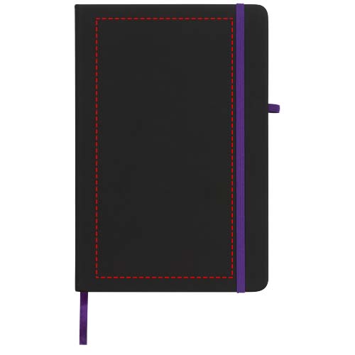 Noir A5 Notizbuch schwarz, lila