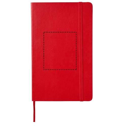 Moleskine Classic Softcover Notizbuch L – blanko scharlachrot