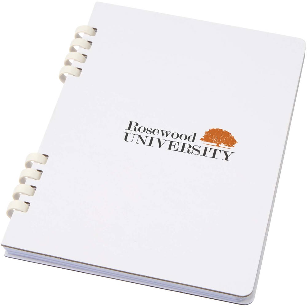 Fil A5 Hardcover RCS recyceltes Spiralnotizbuch weiss