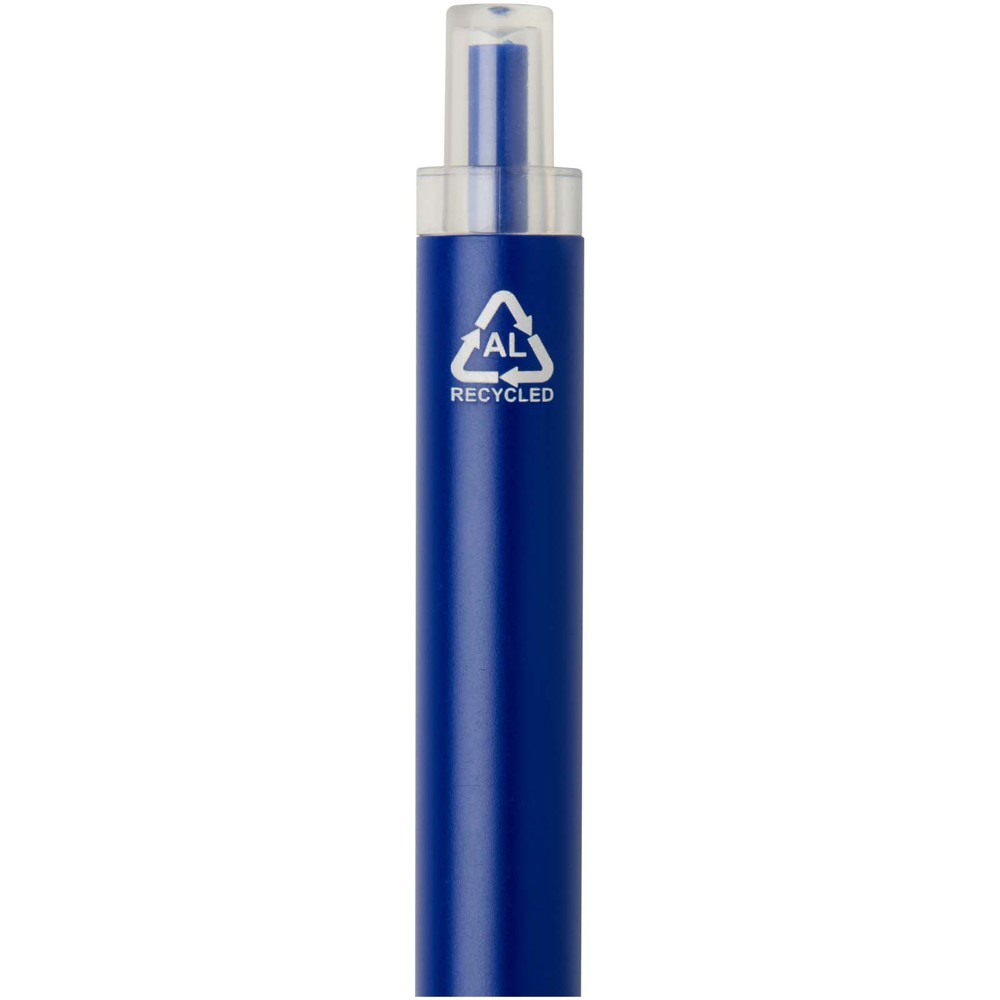 Stylo à bille Spectrum en aluminium recyclé (encre bleue) Bleu royal