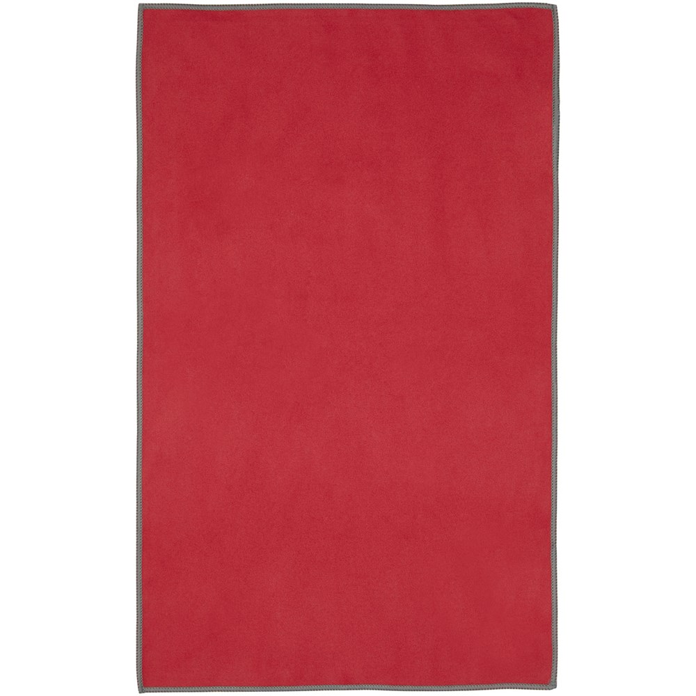 Pieter ultraleichtes und schnell trocknendes GRS Handtuch 30 × 50 cm rot