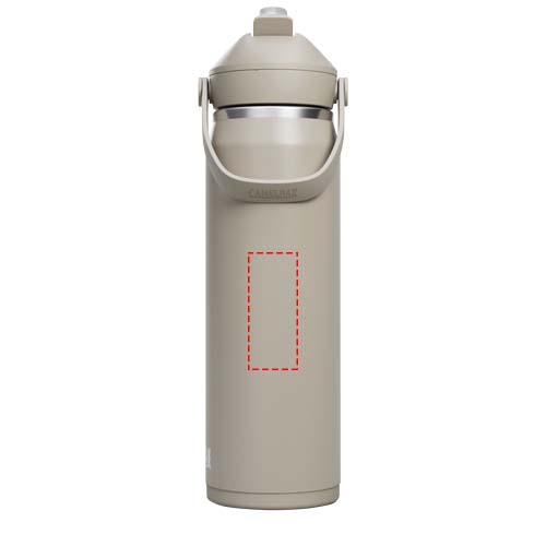 Camelbak® Thrive Flip VSS 750 ml Edelstahl Trinkflasche mit Flip Strohhalm hellgrau