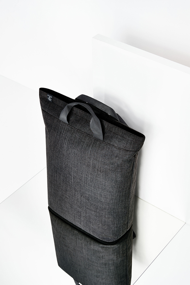 Laptop-Rucksack EUROPE schwarz meliert