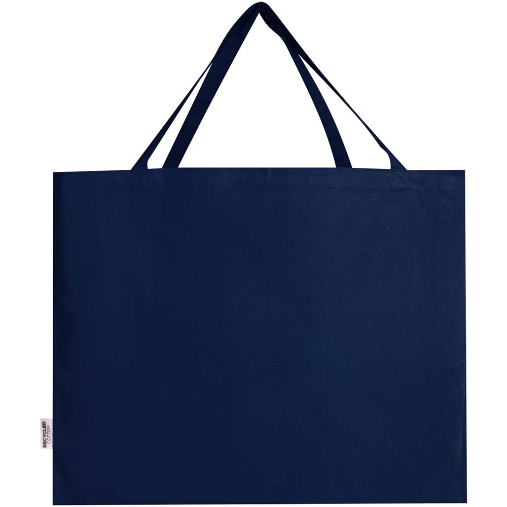 Odessa 220 g/m² Baumwoll Tragetasche aus GRS recycelter Baumwolle 40L navy