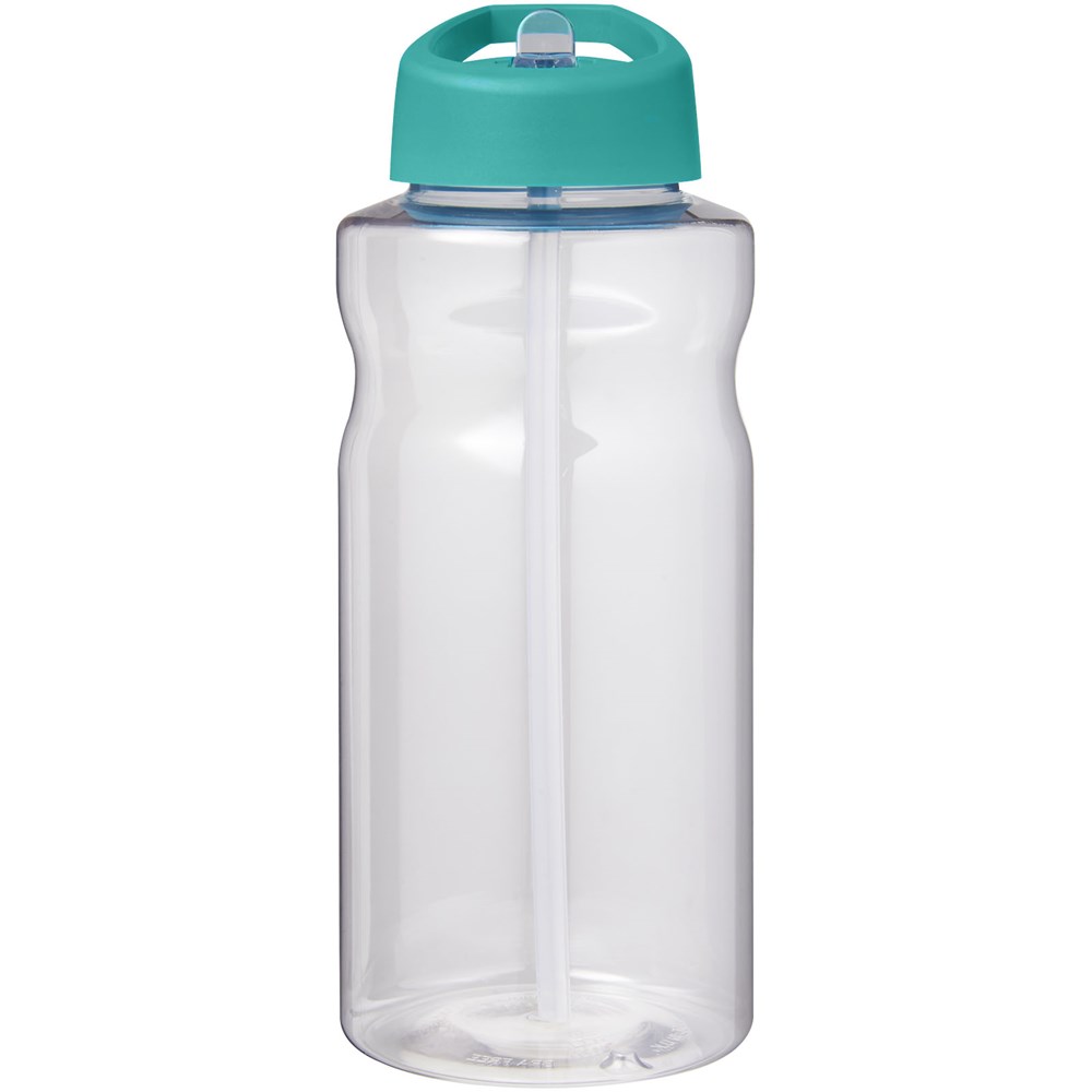 H2O Active® Big Base 1L Sportflasche mit Ausgussdeckel aquablau