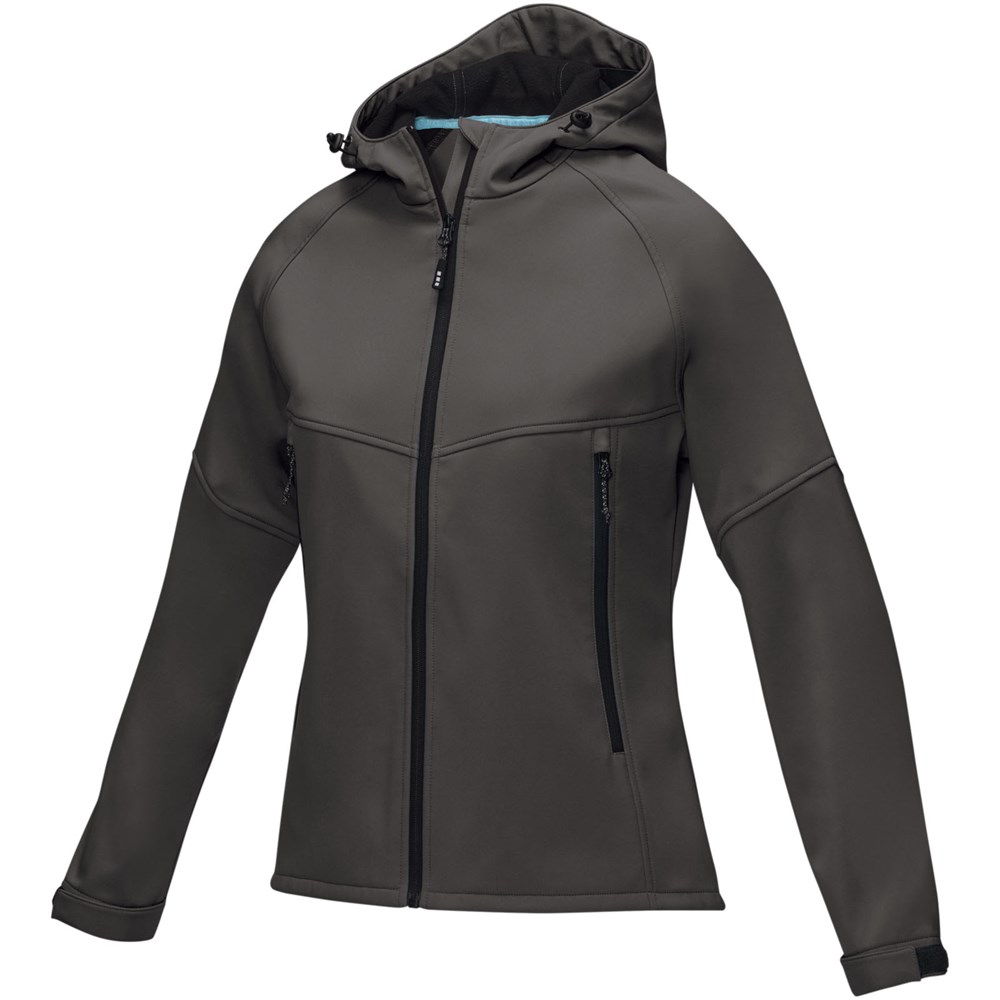 Coltan Softshelljacke aus recyceltem Material für Damen storm grey