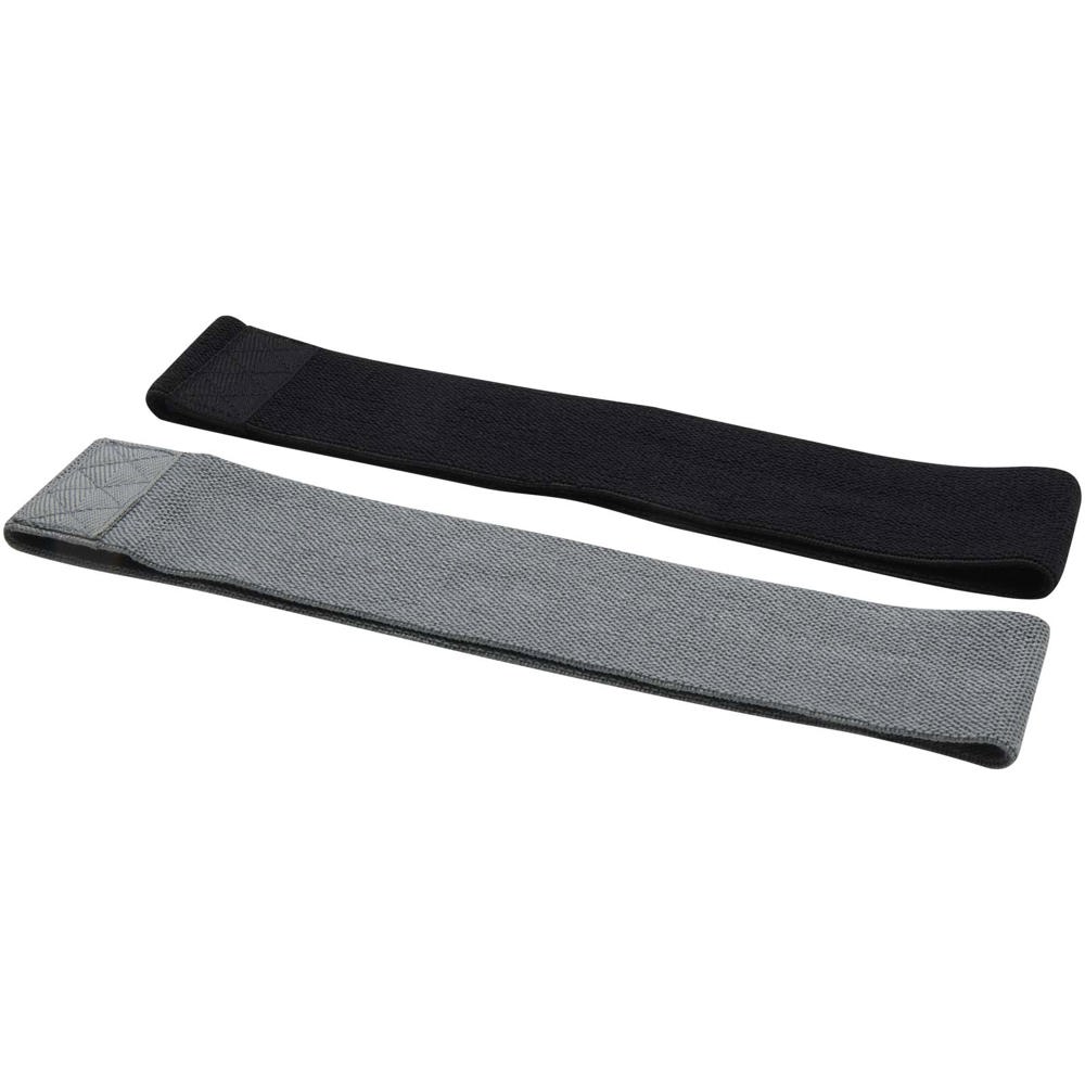 Jeu de bandes de résistance Grip 2 pièces Noir, Gris