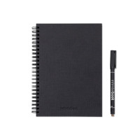 STARTER KIT INFINITEBOOK A5 PLANNER TEXTURE Set bestehend aus einem Infinitebook mit Hardcover, einem Reinigungsset, einem Marker und einem Halter für Kugelschreiber
