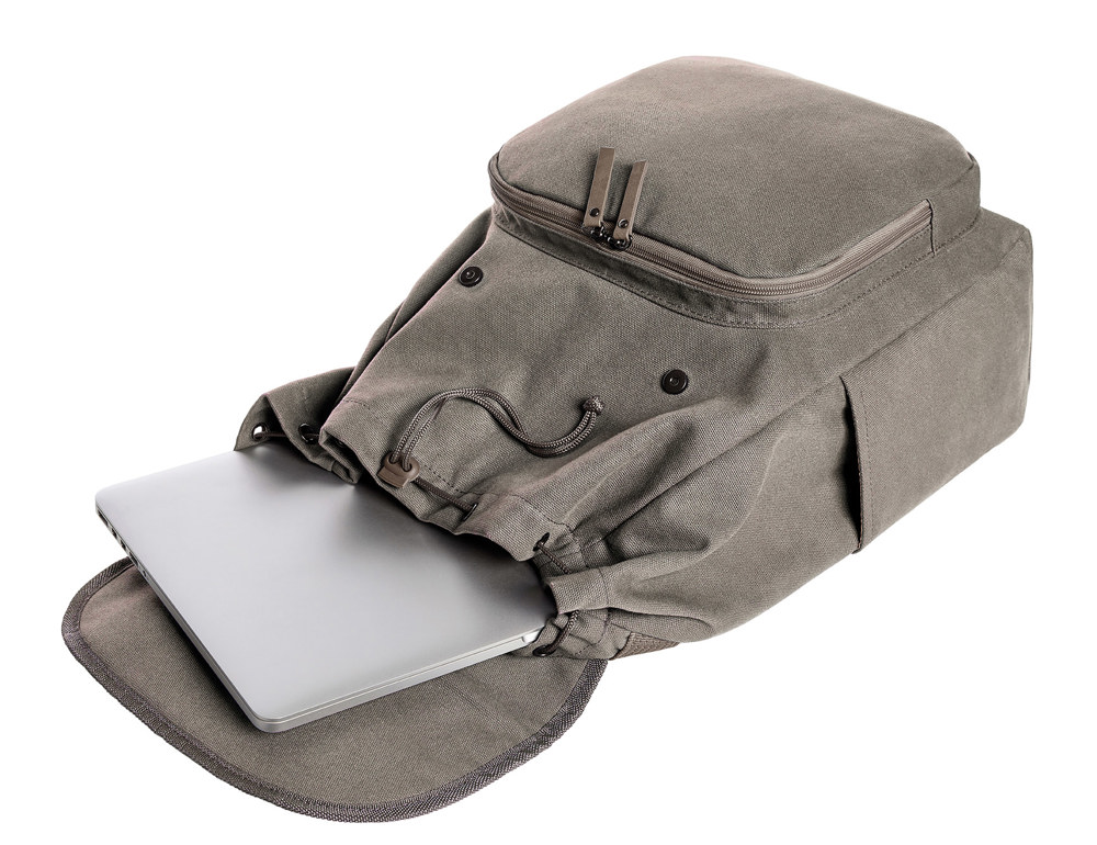 Notebook-Rucksack COUNTRY kaki écru